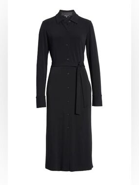 Lafayette 148 • Belted Midi Shirt Dress